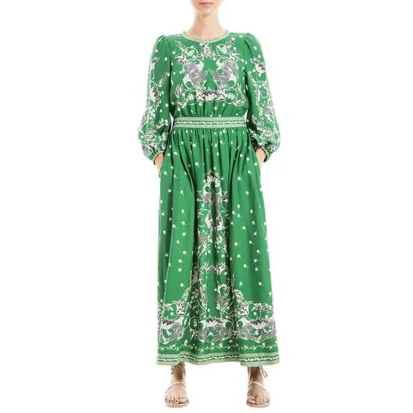 Max Studio | Dresses | Max Studio Linenblend Maxi Dress | Poshmark